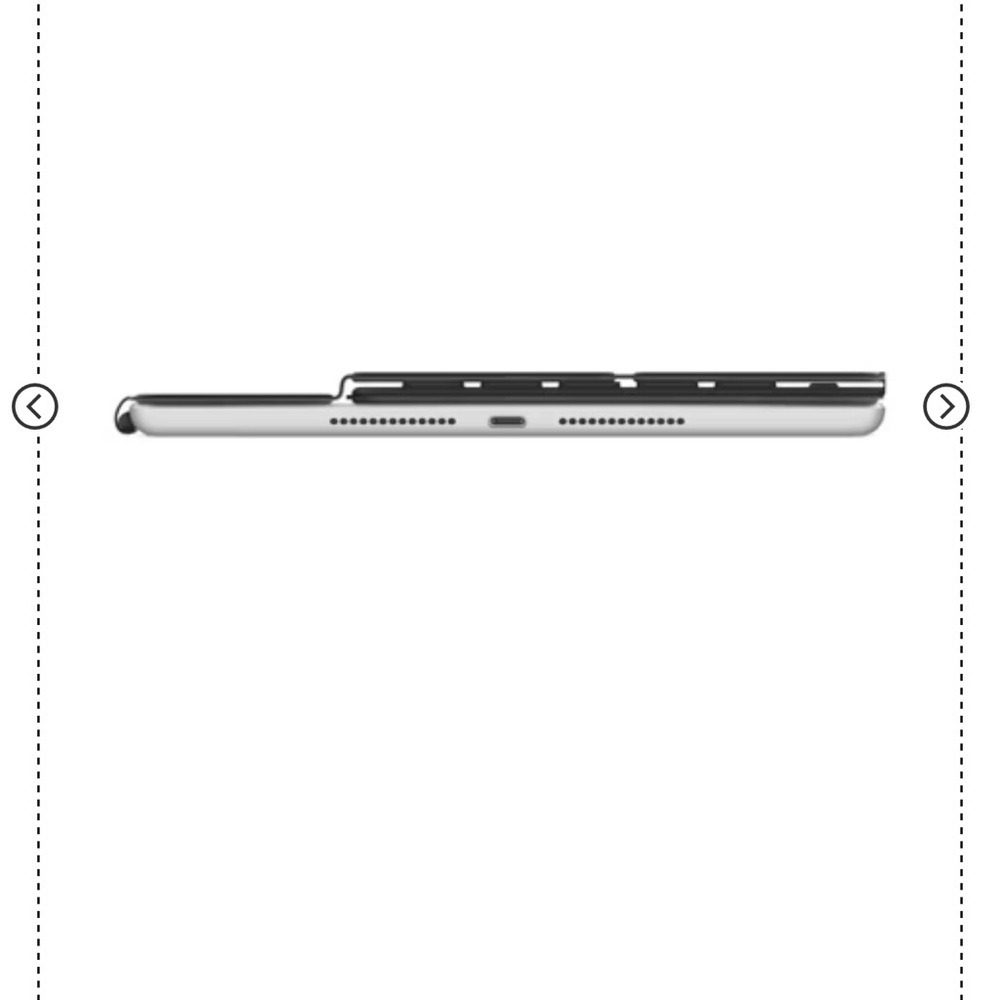 Apple Smart Keyboard for iPad 7th Gen/Air 3rd Gen/Pro 10.5 Black - Picture 4 of 5